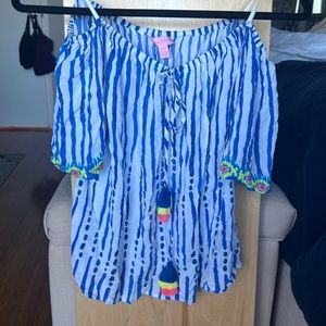 Lilly Pulitzer off the shoulder top